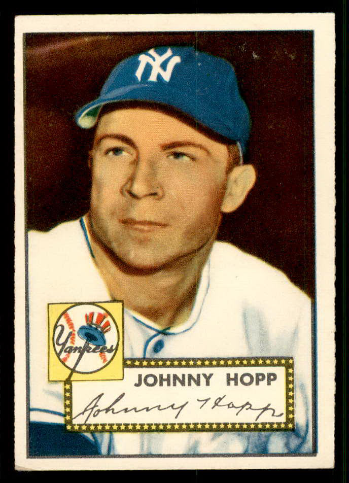 1952 Topps Baseball #214 Johnny Hopp Yankees EX+/EX-MT 544286