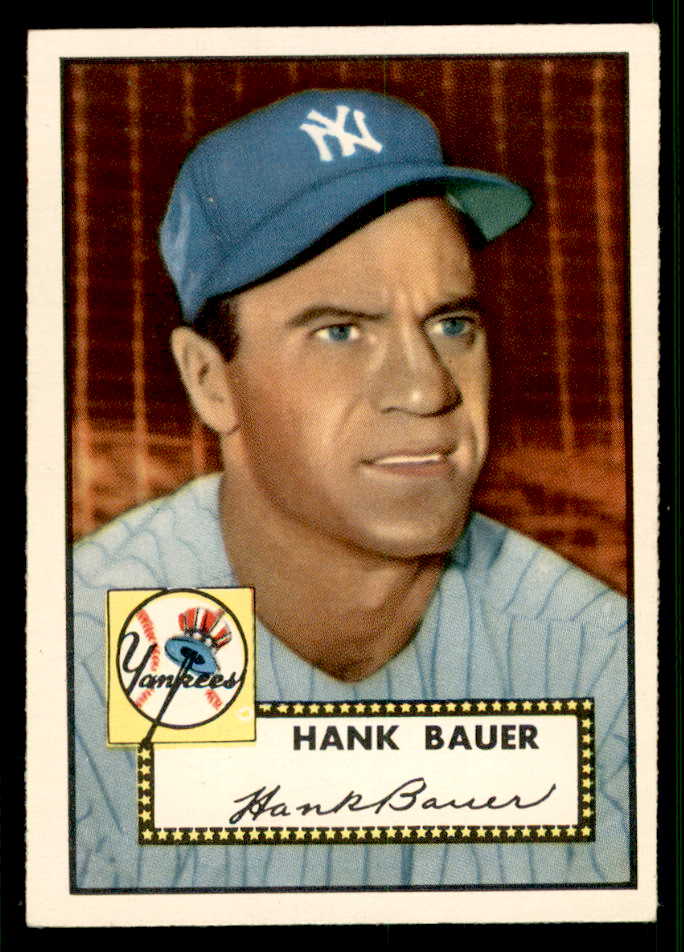 1952 Topps Baseball #215 Hank Bauer Yankees EX-MT 544287
