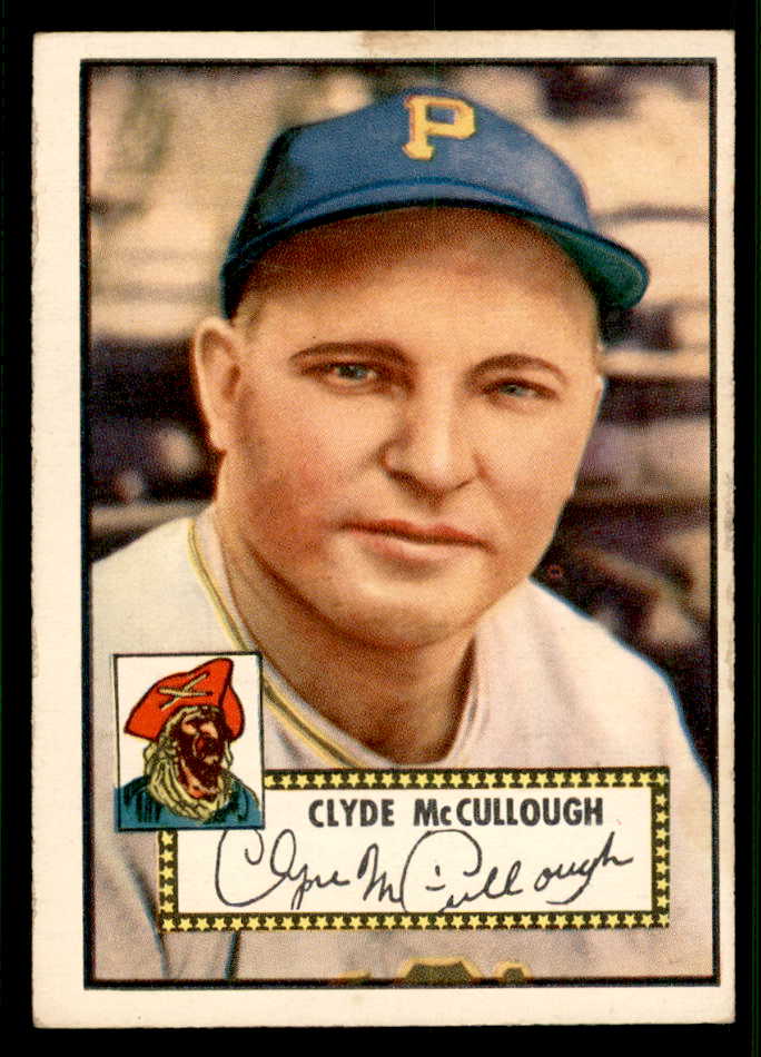 1952 Topps Baseball #218 Clyde Mccullough Pirates EX+/EX-MT 544289