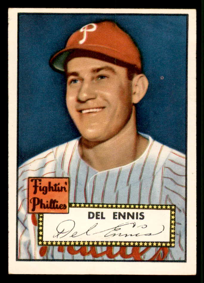 1952 Topps Baseball #223 Del Ennis Phillies EX-MT 544294