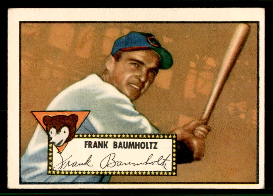 1952 Topps Baseball #225 Frank Baumholtz Cubs EX-MT 544296
