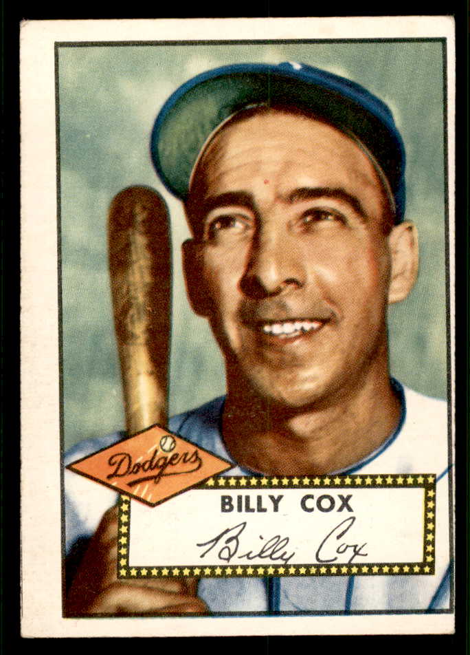 1952 Topps Baseball #232 Billy Cox Dodgers EX 544302