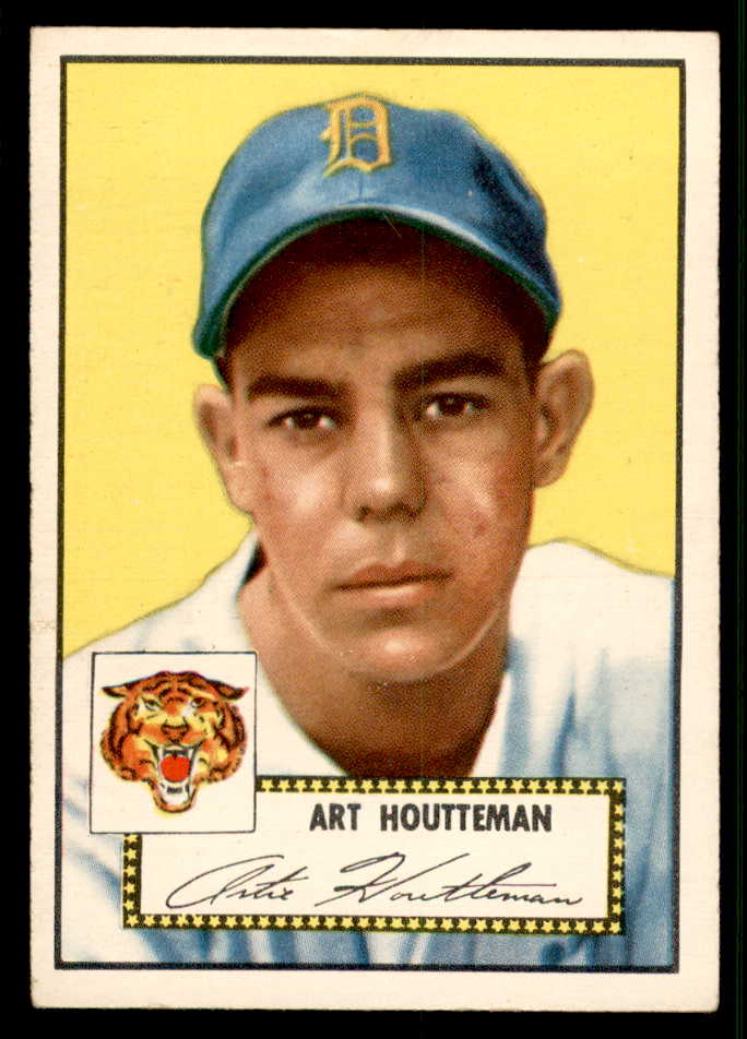1952 Topps Baseball #238 Art Houtteman Tigers EX-MT 544308