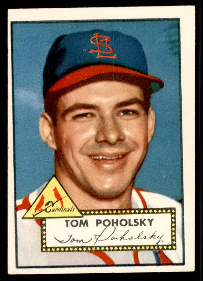 1952 Topps Baseball #242 Tom Poholsky Cardinals VG-EX 544312