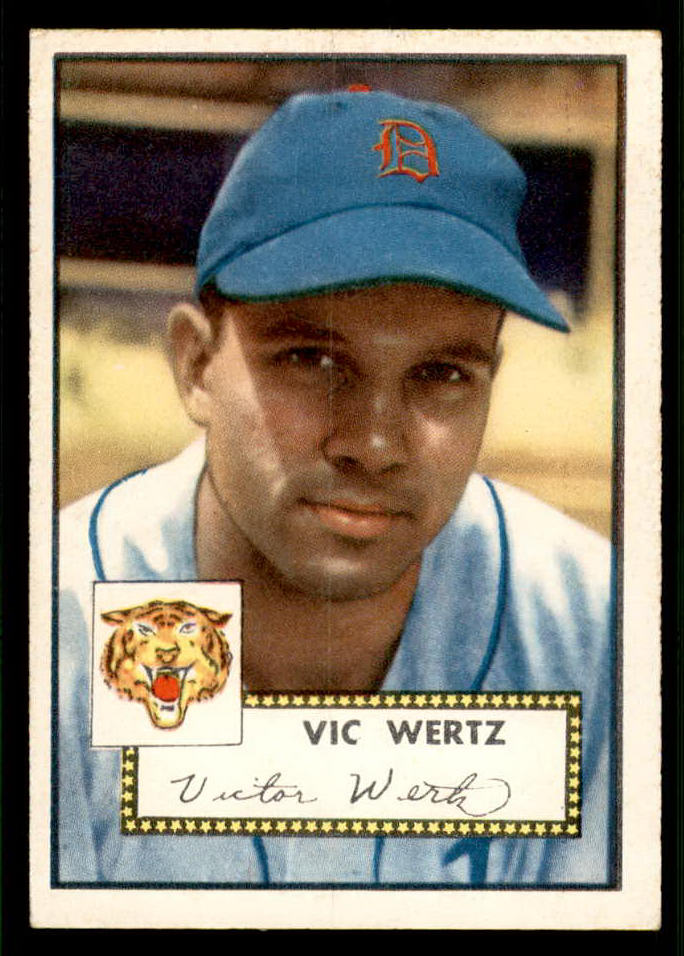 1952 Topps Baseball #244 Vic Wertz Tigers EX-MT 544314