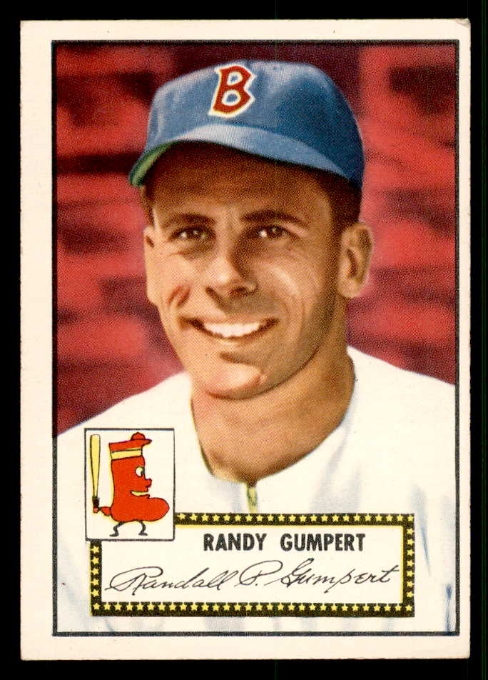 1952 Topps Baseball #247 Randy Gumpert Red Sox EX 544317