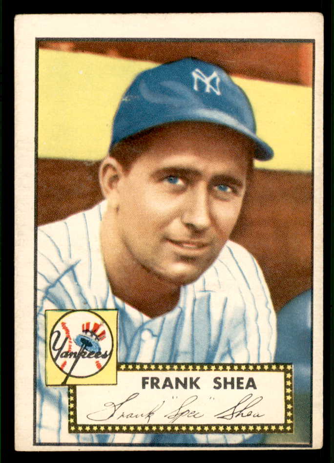 1952 Topps Baseball #248 Frank Shea Yankees EX 544318