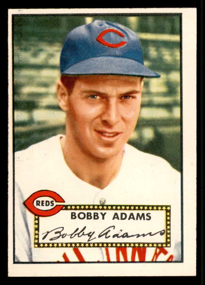 1952 Topps Baseball #249 Bobby Adams Reds EX-MT 544319