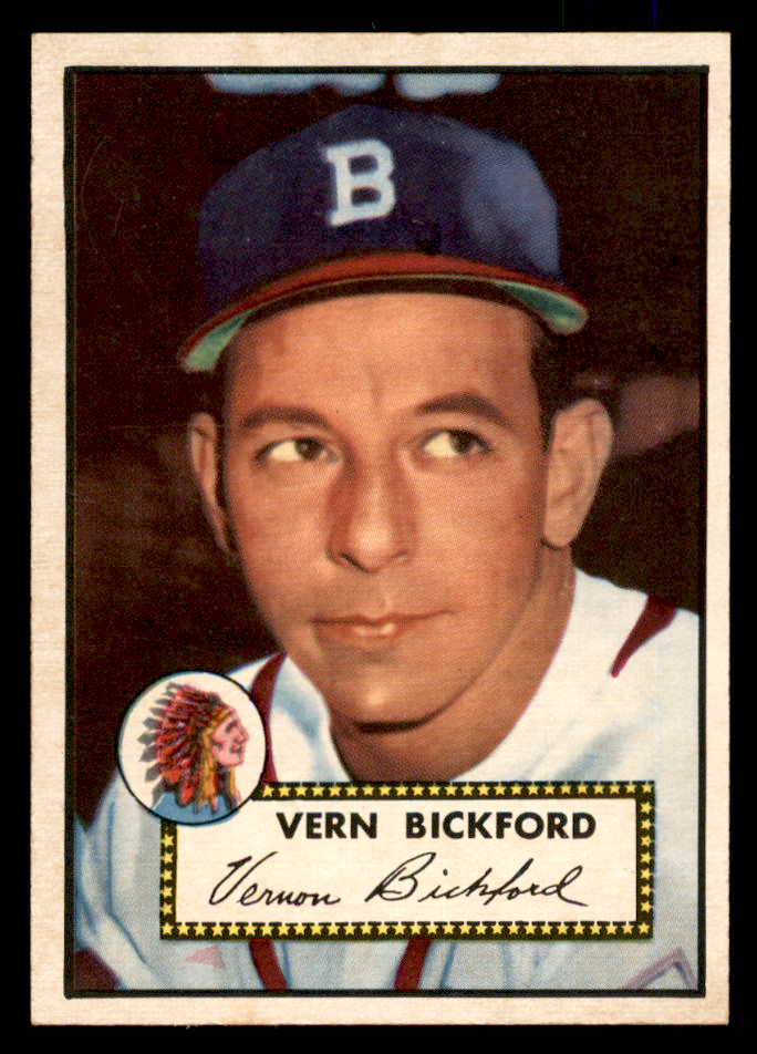 1952 Topps Baseball #252 Vern Bickford Braves EX-MT 544322