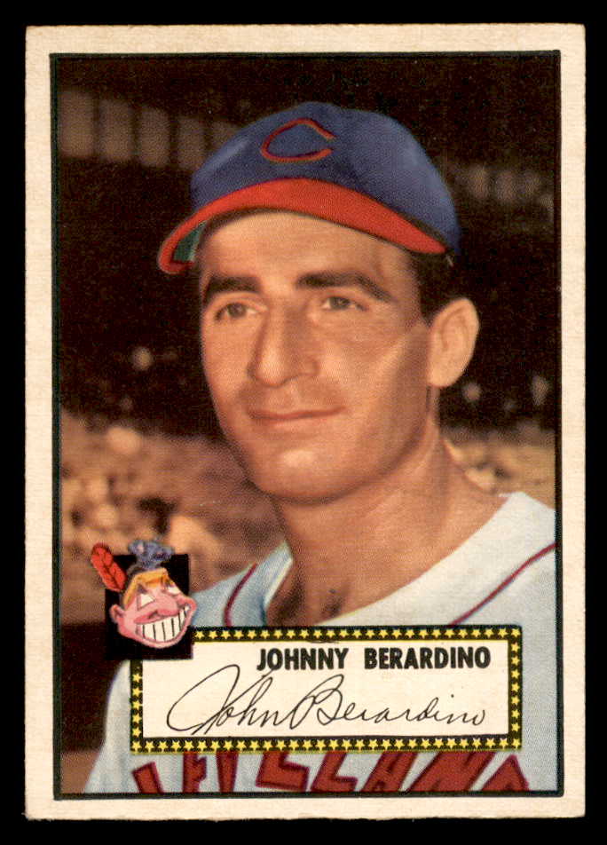 1952 Topps Baseball #253 Johnny Berardino Indians EX-MT 544323