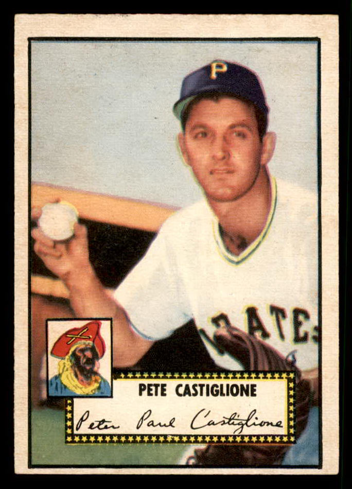 1952 Topps Baseball #260 Pete Castiglione Pirates EX-MT 544329