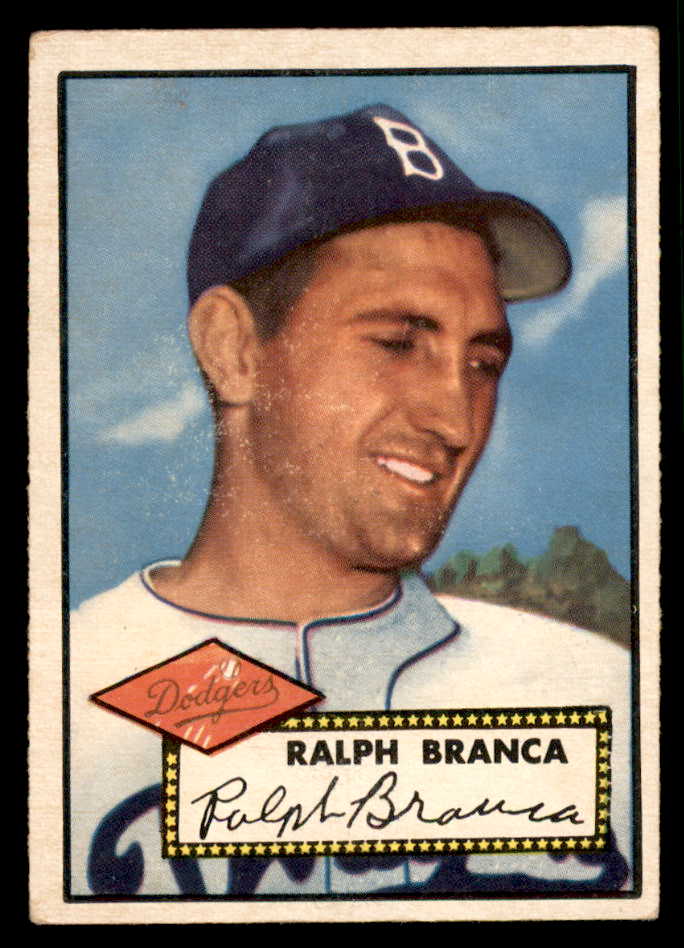 1952 Topps Baseball #274 Ralph Branca Dodgers VG-EX 544340