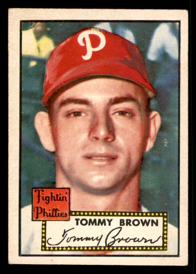 1952 Topps Baseball #281 Tommy Brown Phillies EX 544346