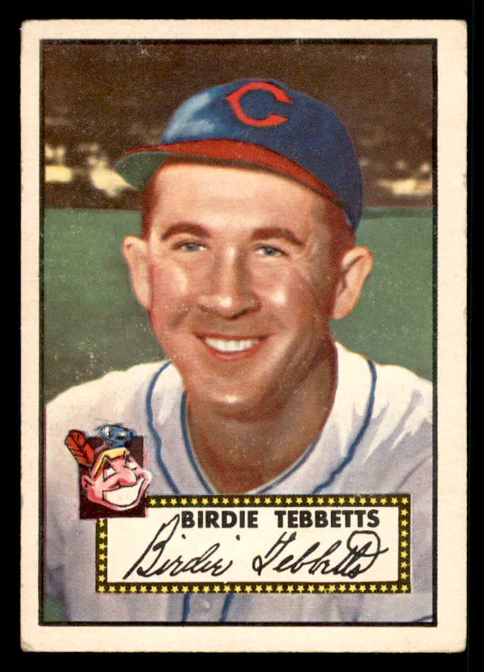 1952 Topps Baseball #282 Birdie Tebbetts Indians VG-EX 544347