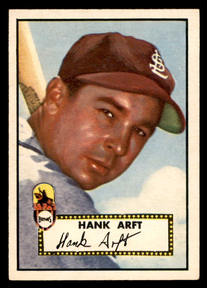 1952 Topps Baseball #284 Hank Arft Browns EX-MT 544349