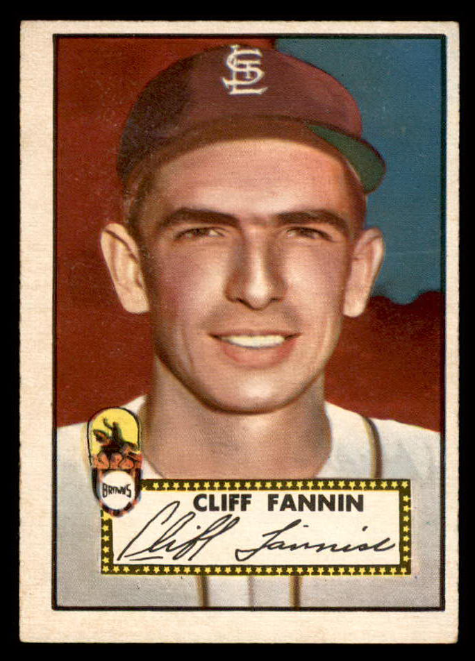 1952 Topps Baseball #285 Cliff Fannin Browns EX-MT 544350