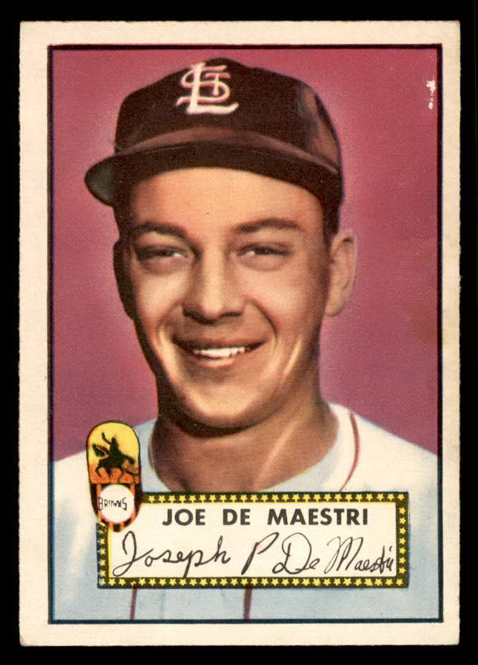 1952 Topps Baseball #286 Joe Demaestri Browns VG-EX 544351