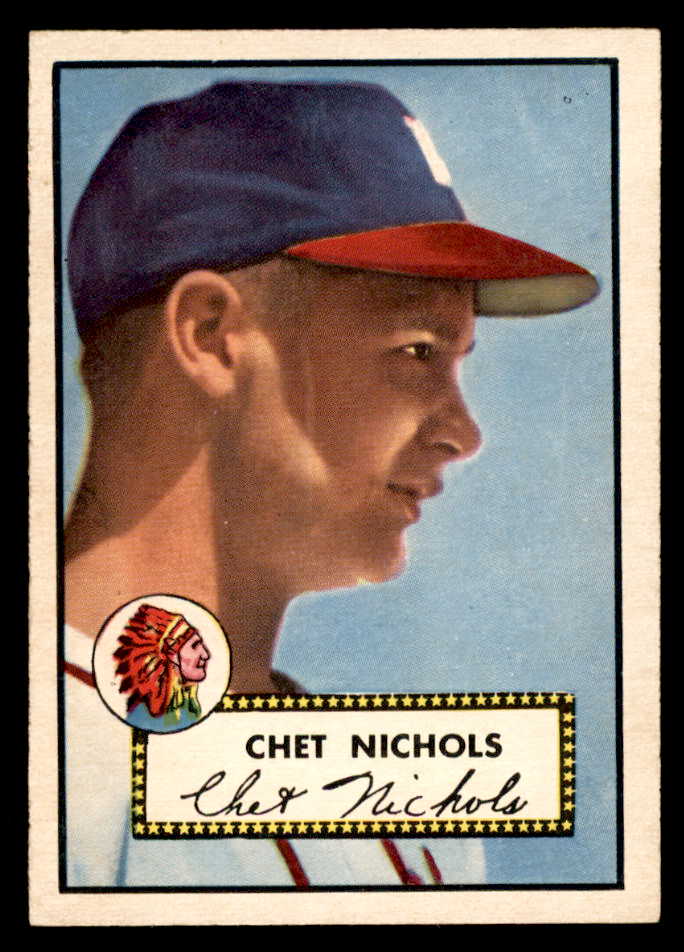 1952 Topps Baseball #288 Chet Nichols Braves EX-MT 544353