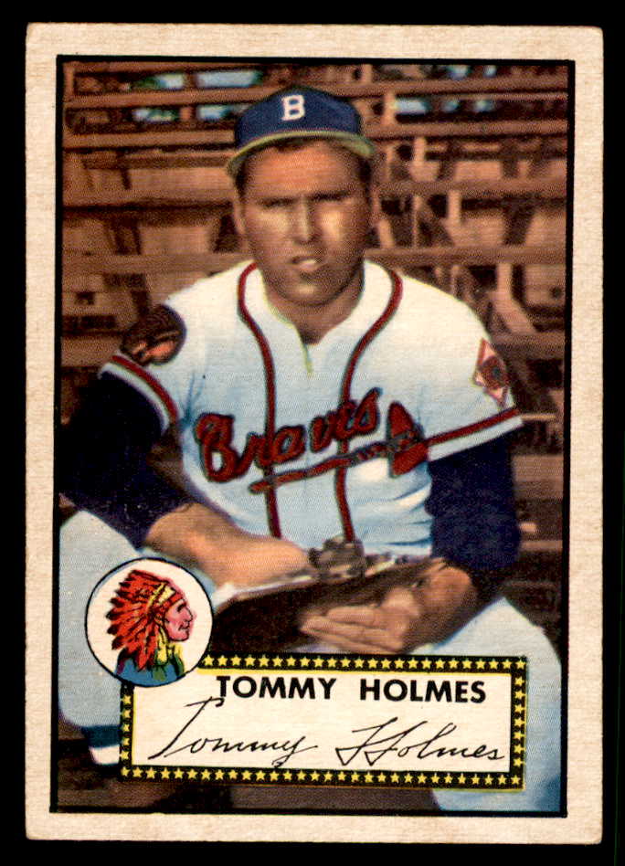 1952 Topps Baseball #289 Tommy Holmes Braves EX+/EX-MT 544354