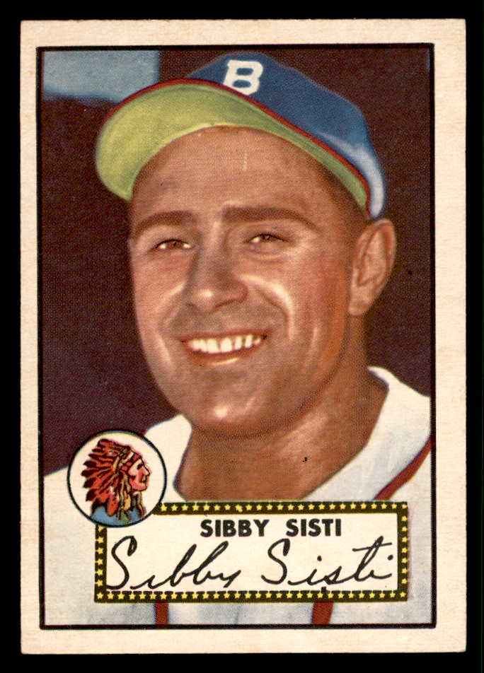 1952 Topps Baseball #293 Sibby Sisti Braves EX-MT 544358