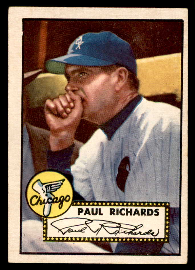 1952 Topps Baseball #305 Paul Richards White Sox EX-MT 544370