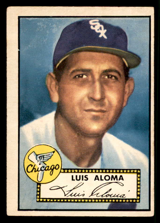 1952 Topps Baseball #308 Luis Aloma White Sox EX 544373