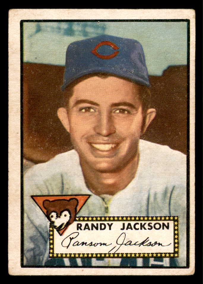 1952 Topps Baseball #322 Randy Jackson Cubs VG 544378