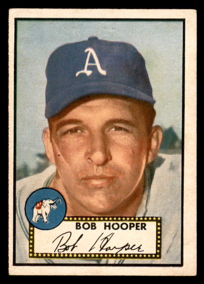 1952 Topps Baseball #340 Bob Hooper A's VG-EX 544384