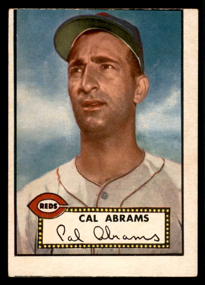 1952 Topps Baseball #350 Cal Abrams Reds VG 544387