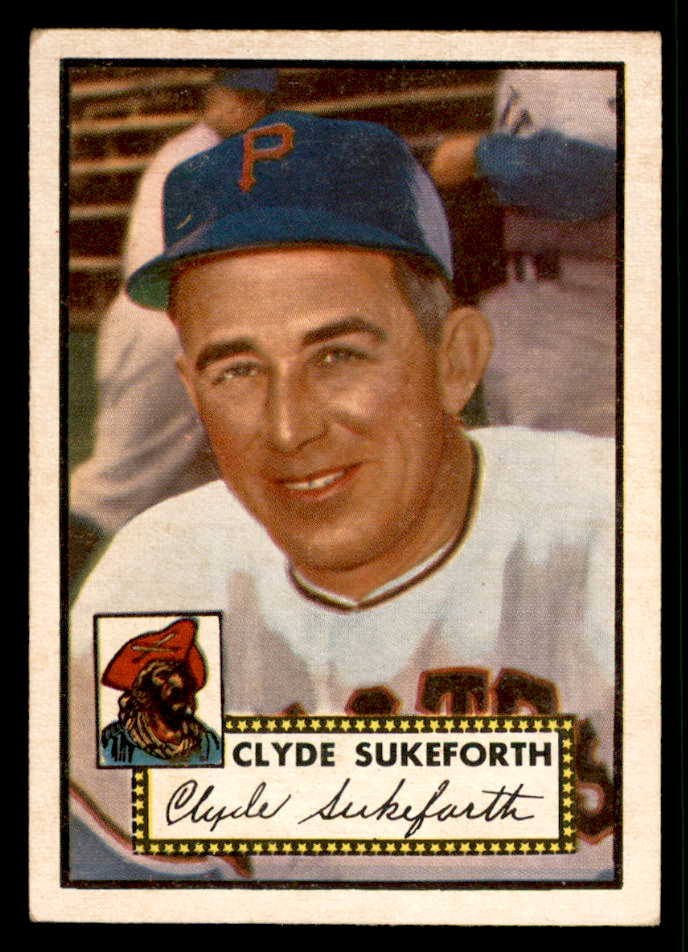 1952 Topps Baseball #364 Clyde Sukeforth Pirates EX+/EX-MT 544388