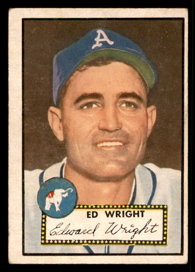 1952 Topps Baseball #368 Ed Wright A's VG-EX 544389