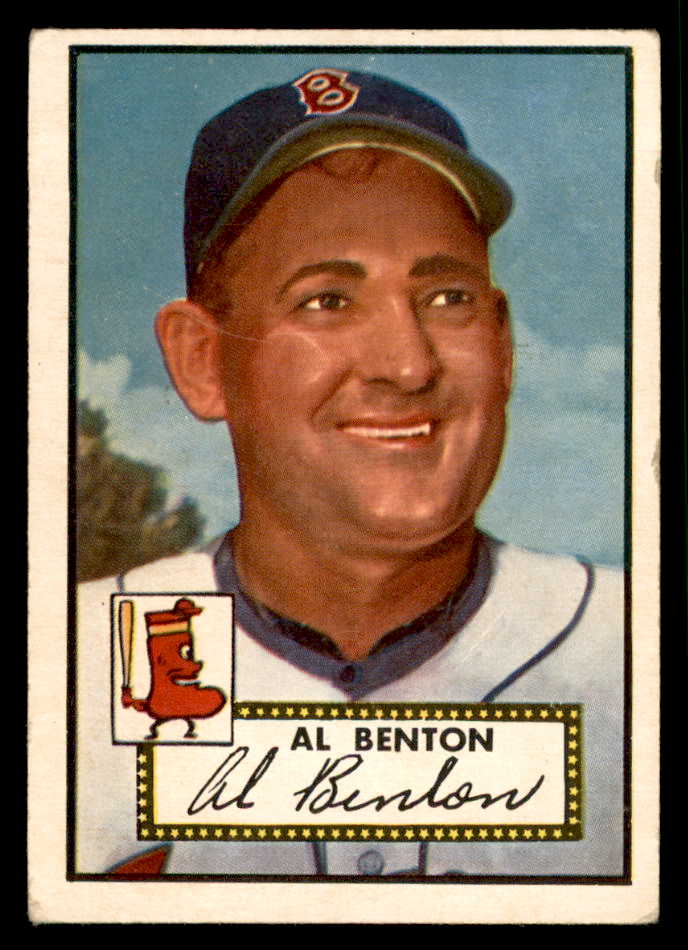 1952 Topps Baseball #374 Al Benton Red Sox VG-EX 544391