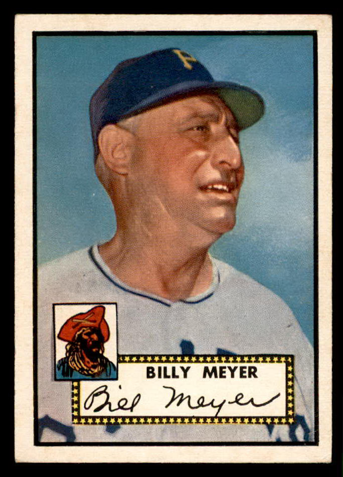 1952 Topps Baseball #387 Billy Meyer Pirates EX 544396