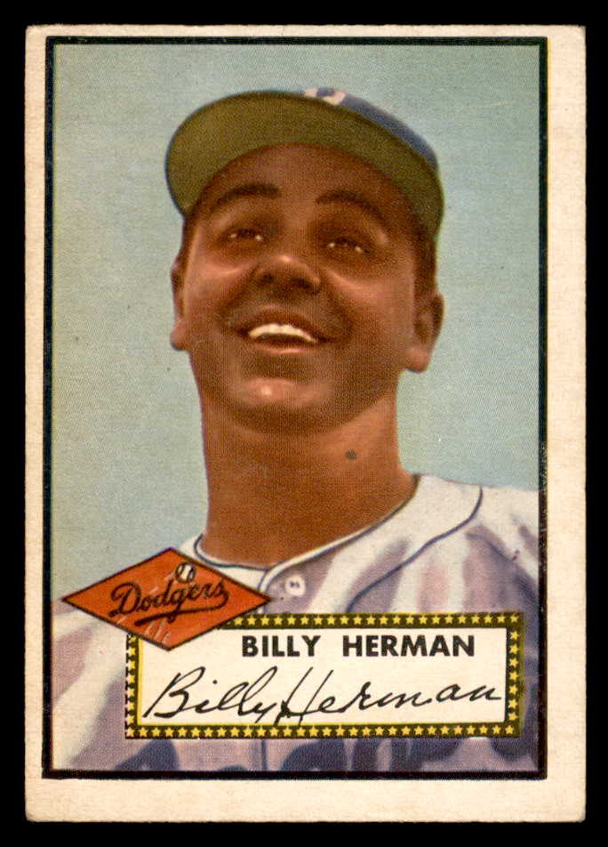 1952 Topps Baseball #394 Billy Herman Dodgers VG-EX 544398