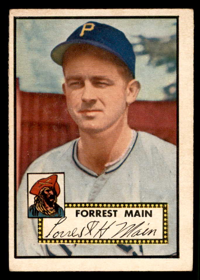 1952 Topps Baseball #397 Forrest Main Pirates VG-EX 544399