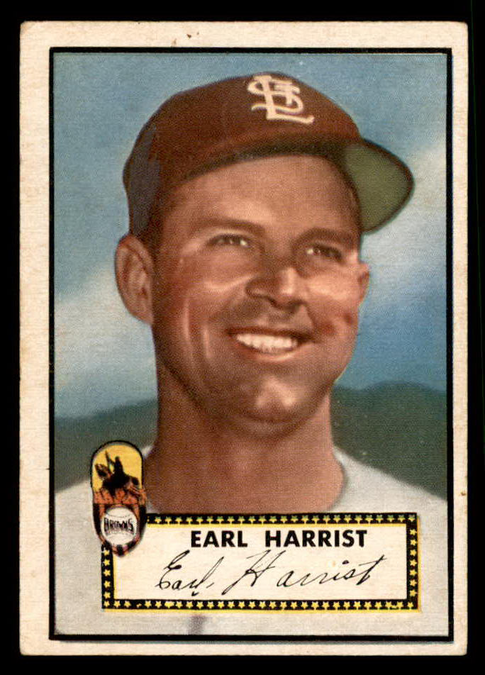 1952 Topps Baseball #402 Earl Harrist Browns VG-EX 544401