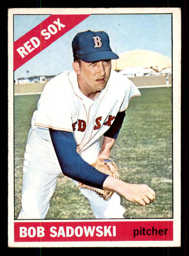 1966 Topps Baseball #523 Bob Sadowski Red Sox VG-EX 544425