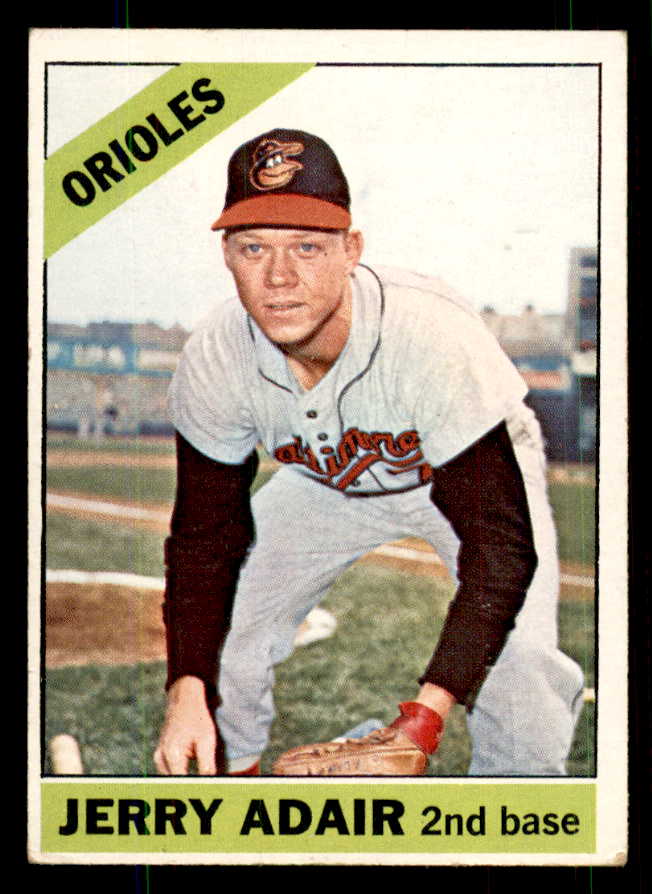 1966 Topps Baseball #533 Jerry Adair Orioles VG-EX 544442