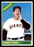 1966 Topps Baseball #537 Herman Franks Giants VG-EX 544449
