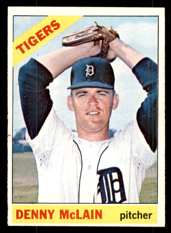 1966 Topps Baseball #540 Denny McLain Tigers EX+/EX-MT 544455