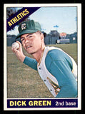 1966 Topps Baseball #545 Dick Green A's EX+/EX-MT 544463