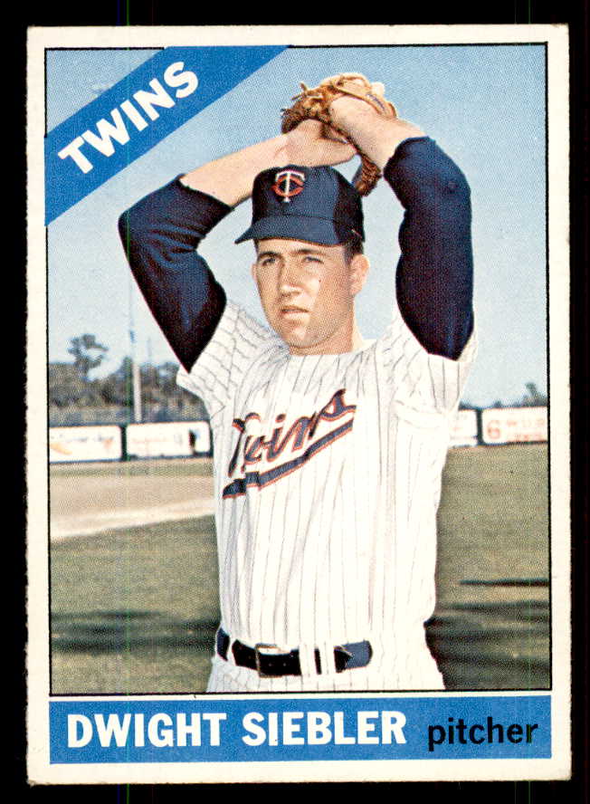 1966 Topps Baseball #546 Dwight Siebler Twins EX+/EX-MT 544465