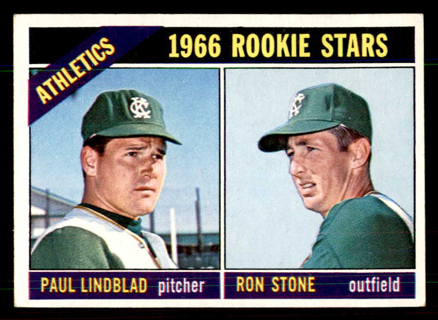 1966 Topps Baseball #568 Paul Lindblad A's EX 544504