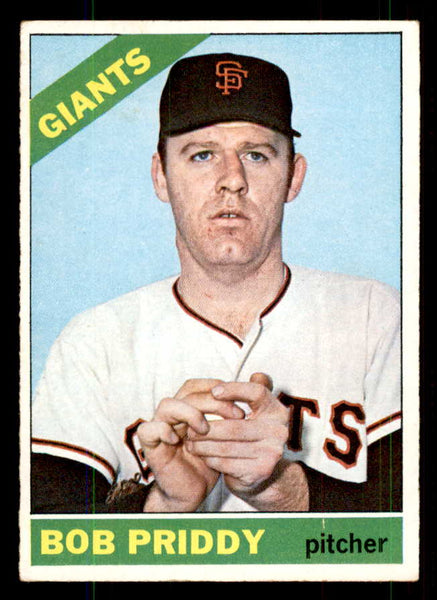 1966 Topps Baseball #572 Bob Priddy Giants VG-EX 544511