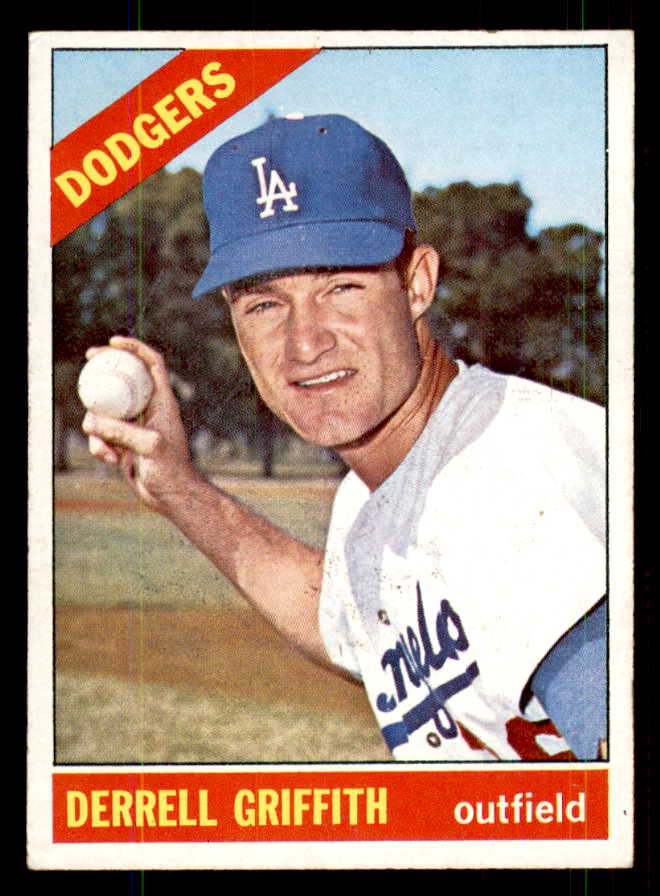 1966 Topps Baseball #573 Derrell Griffith Dodgers EX 544513
