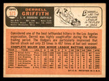 1966 Topps Baseball #573 Derrell Griffith Dodgers EX 544513