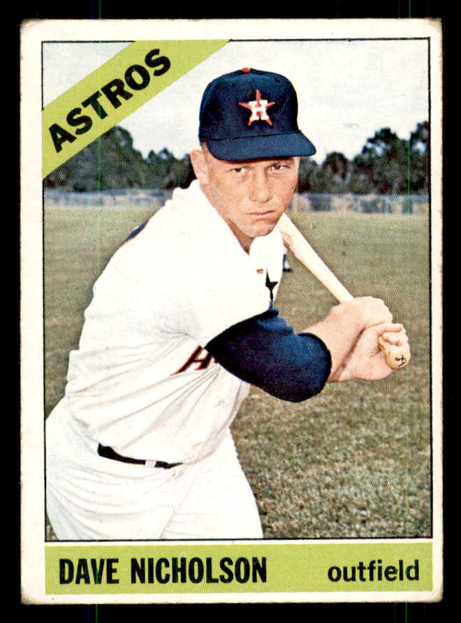 1966 Topps Baseball #576 Dave Nicholson Astros VG-EX 544520