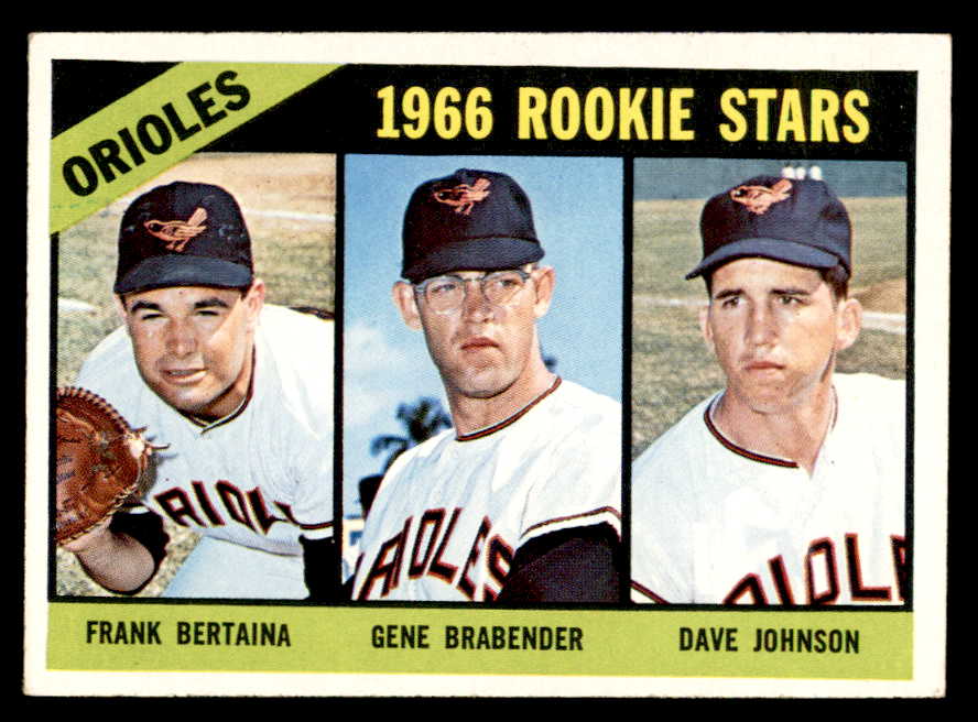 1966 Topps Baseball #579 Dave Johnson Orioles EX-MT 544525