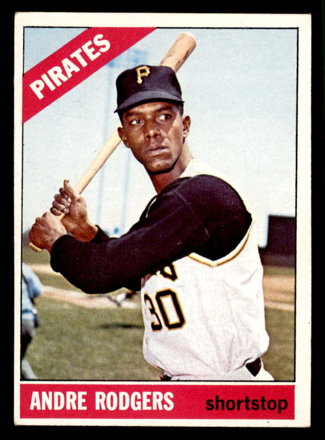 1966 Topps Baseball #592 Andre Rodgers Pirates EX-MT 544540