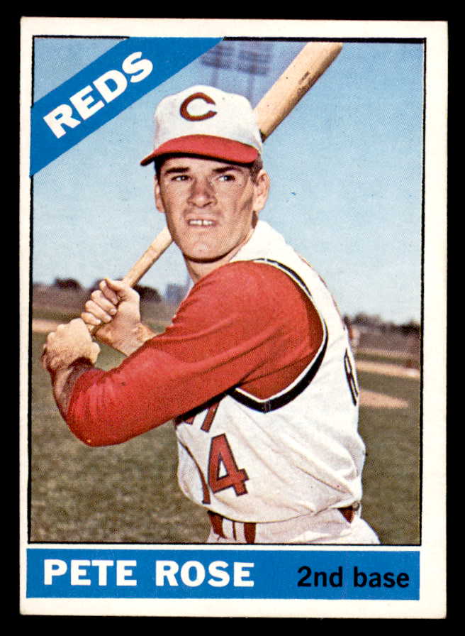 1966 Topps Baseball #030 Pete Rose Reds EX-MT 544551